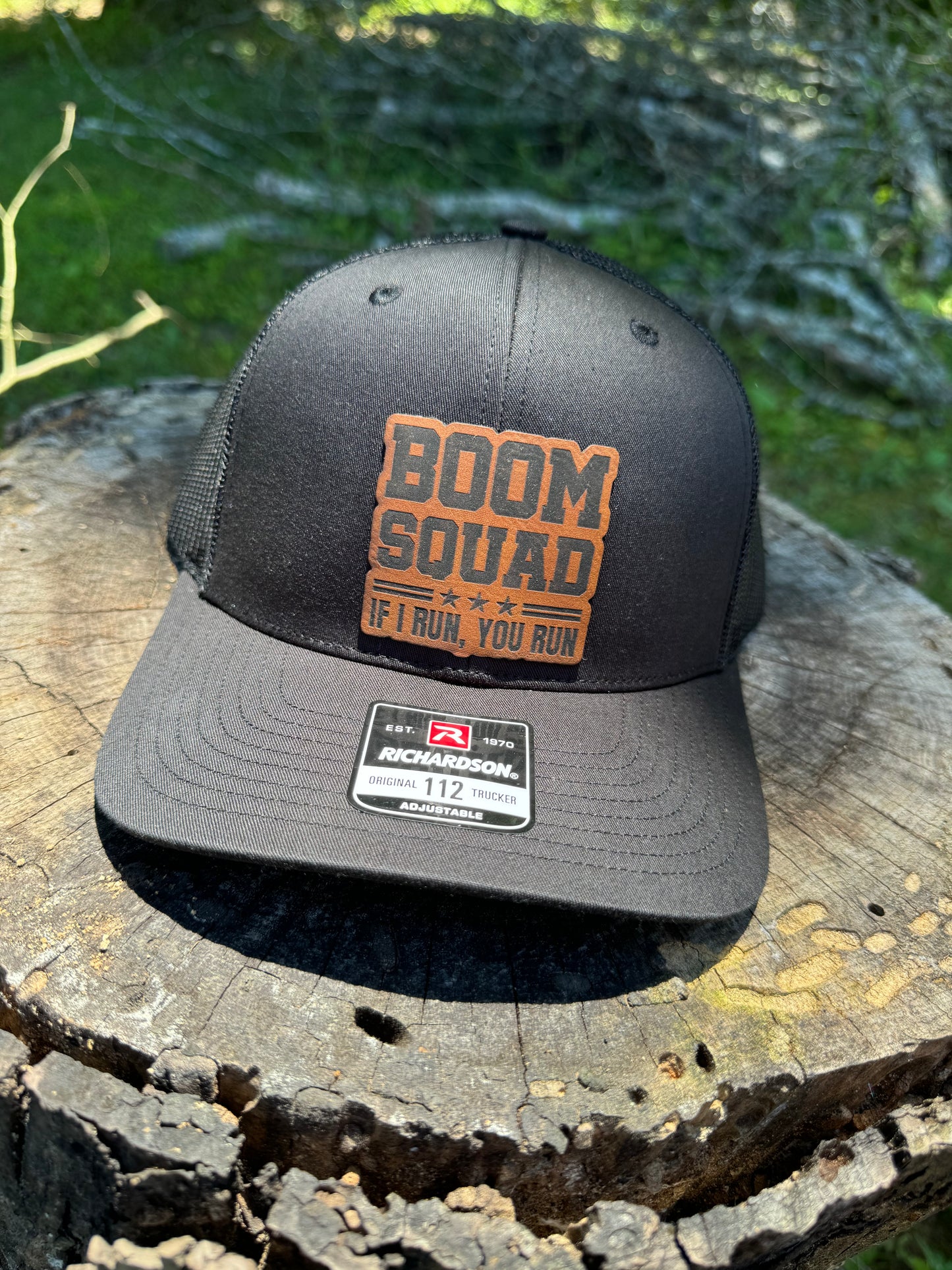 Boom Squad-Richardson 112 Pattern Trucker Hat