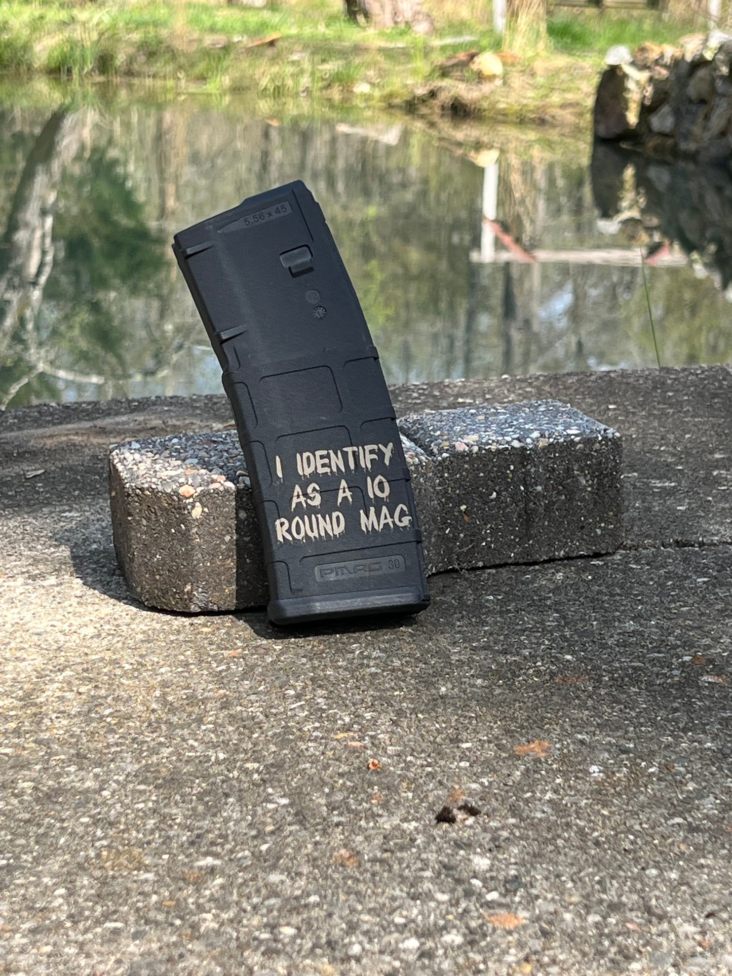 Custom Laser Engraved Magpul PMAG Polymer AR Magazine