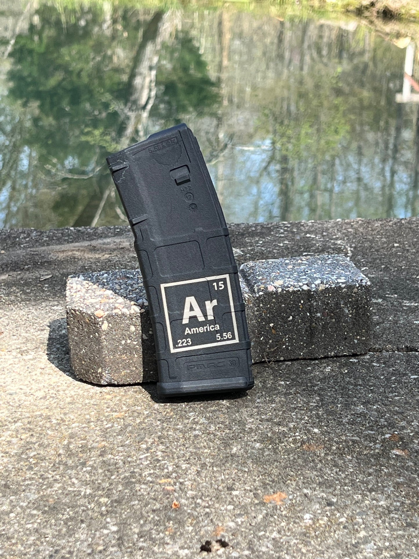 Custom Laser Engraved Magpul PMAG Polymer AR Magazine