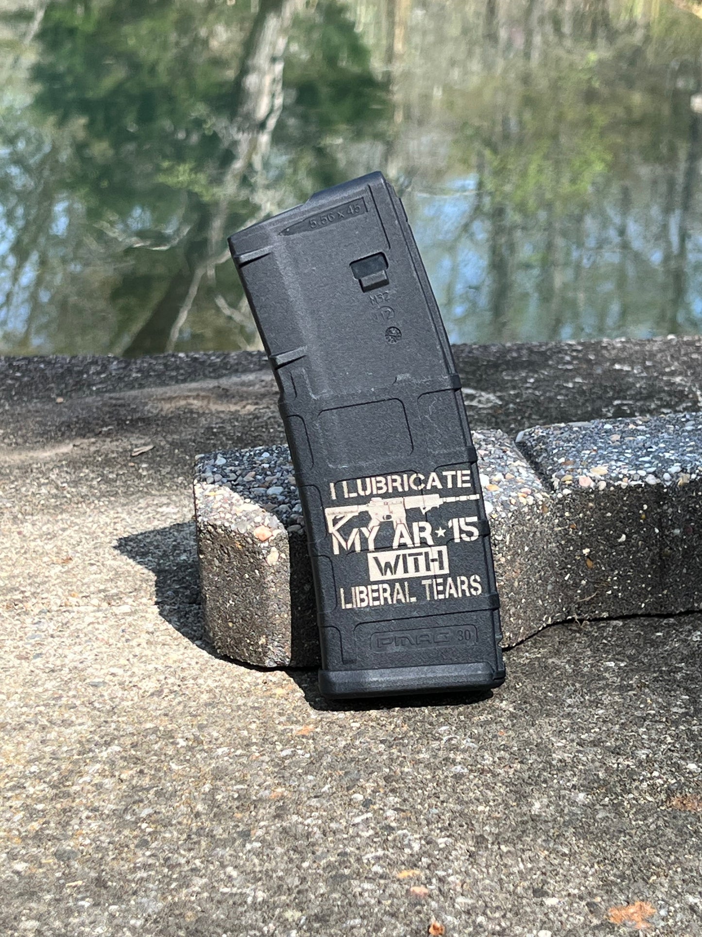 Custom Laser Engraved Magpul PMAG Polymer AR Magazine