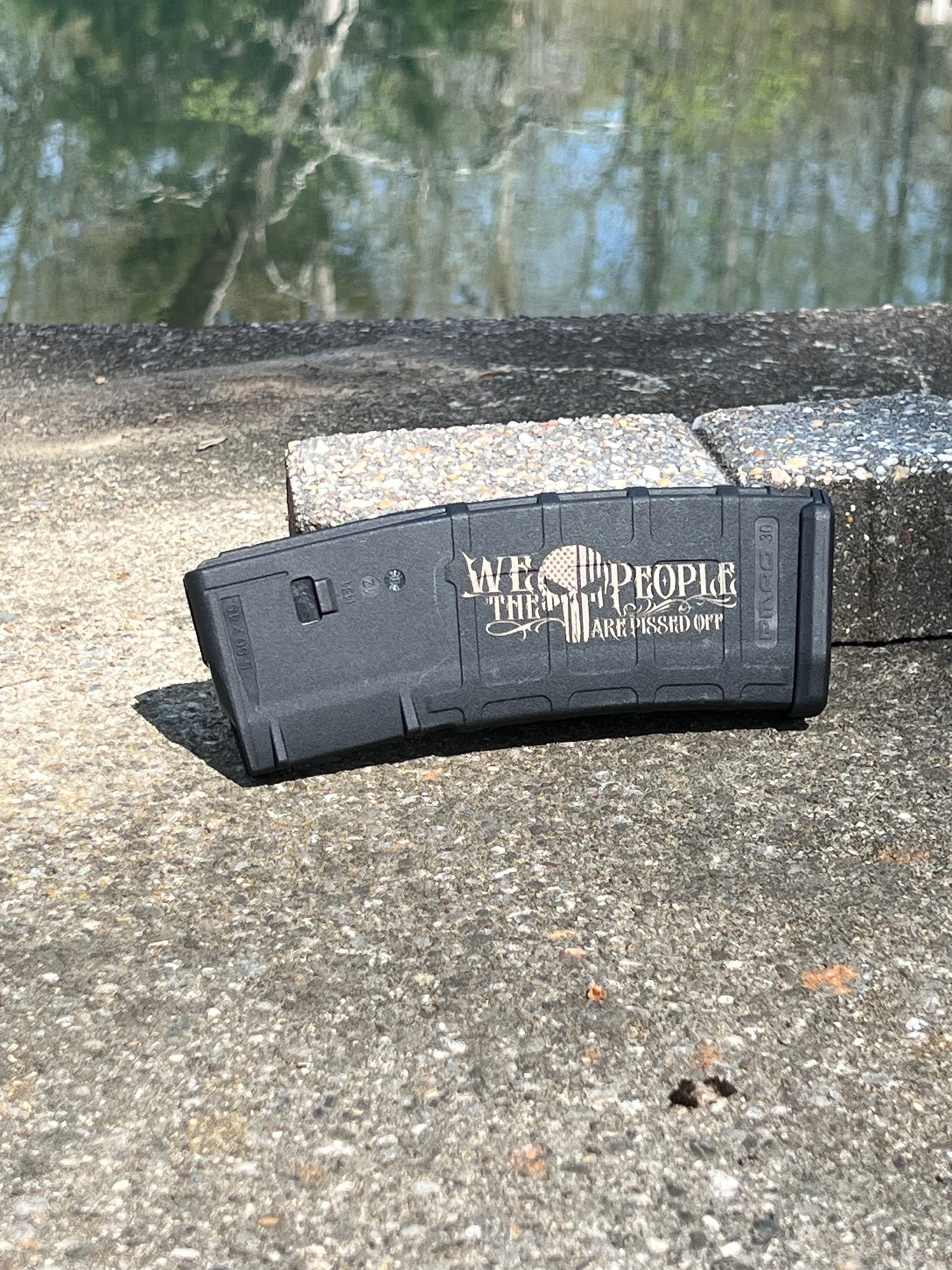 Custom Laser Engraved Magpul PMAG Polymer AR Magazine