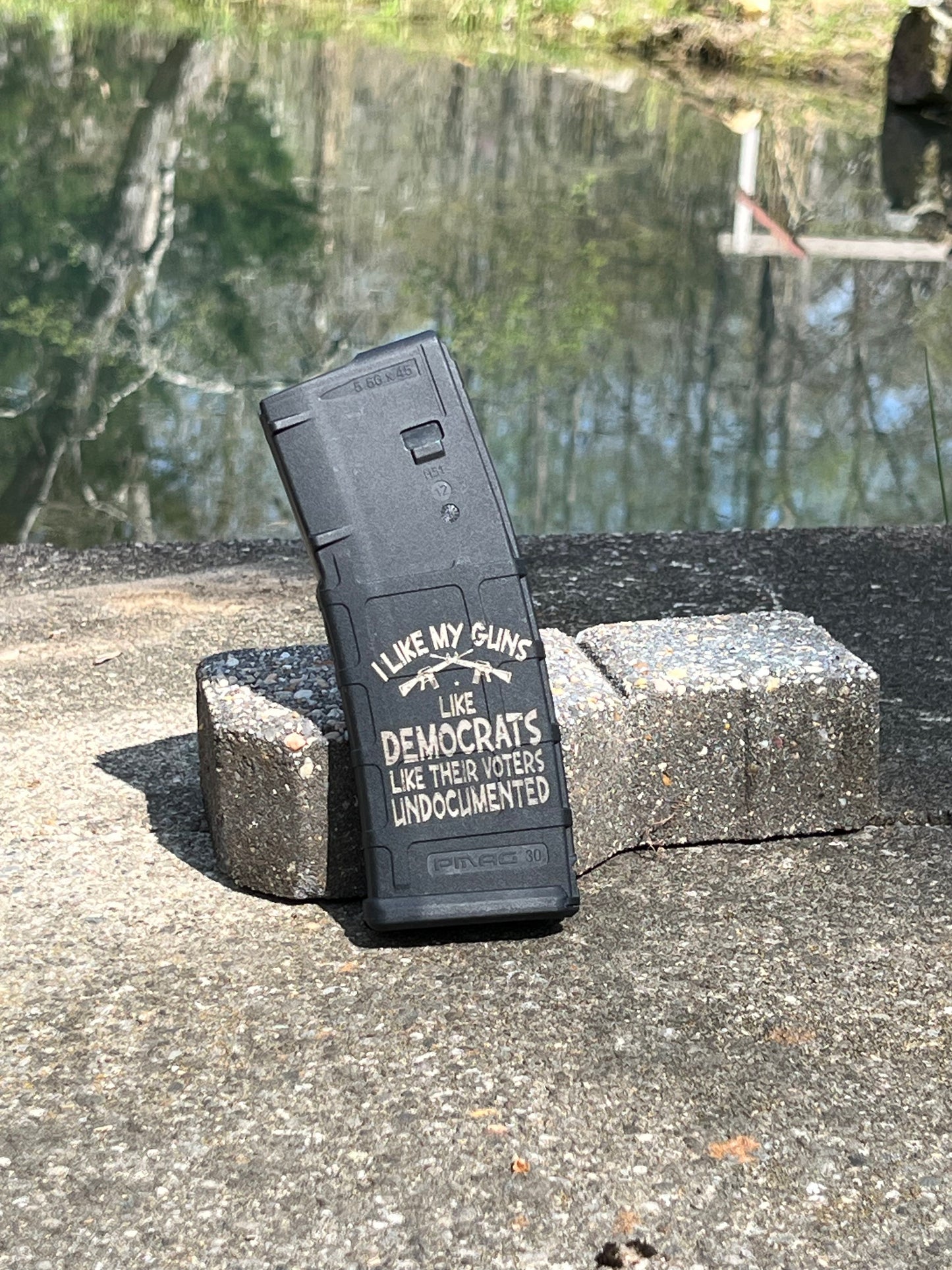 Custom Laser Engraved Magpul PMAG Polymer AR Magazine