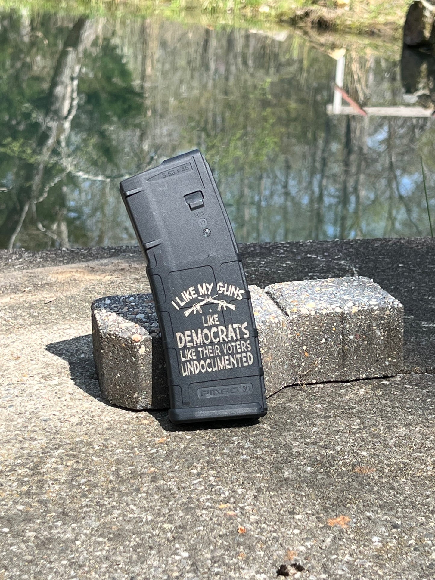 Custom Laser Engraved Magpul PMAG Polymer AR Magazine