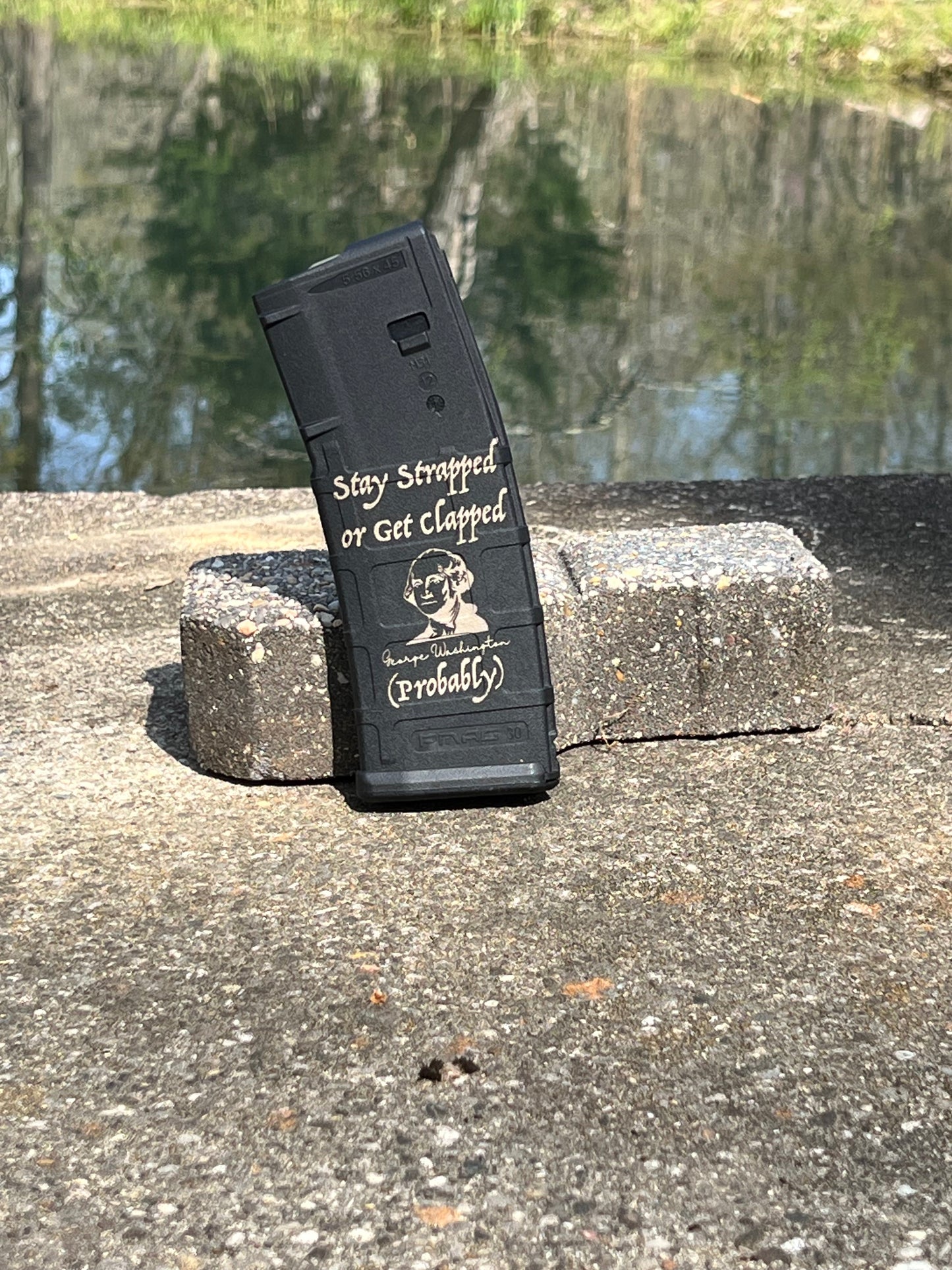 Custom Laser Engraved Magpul PMAG Polymer AR Magazine