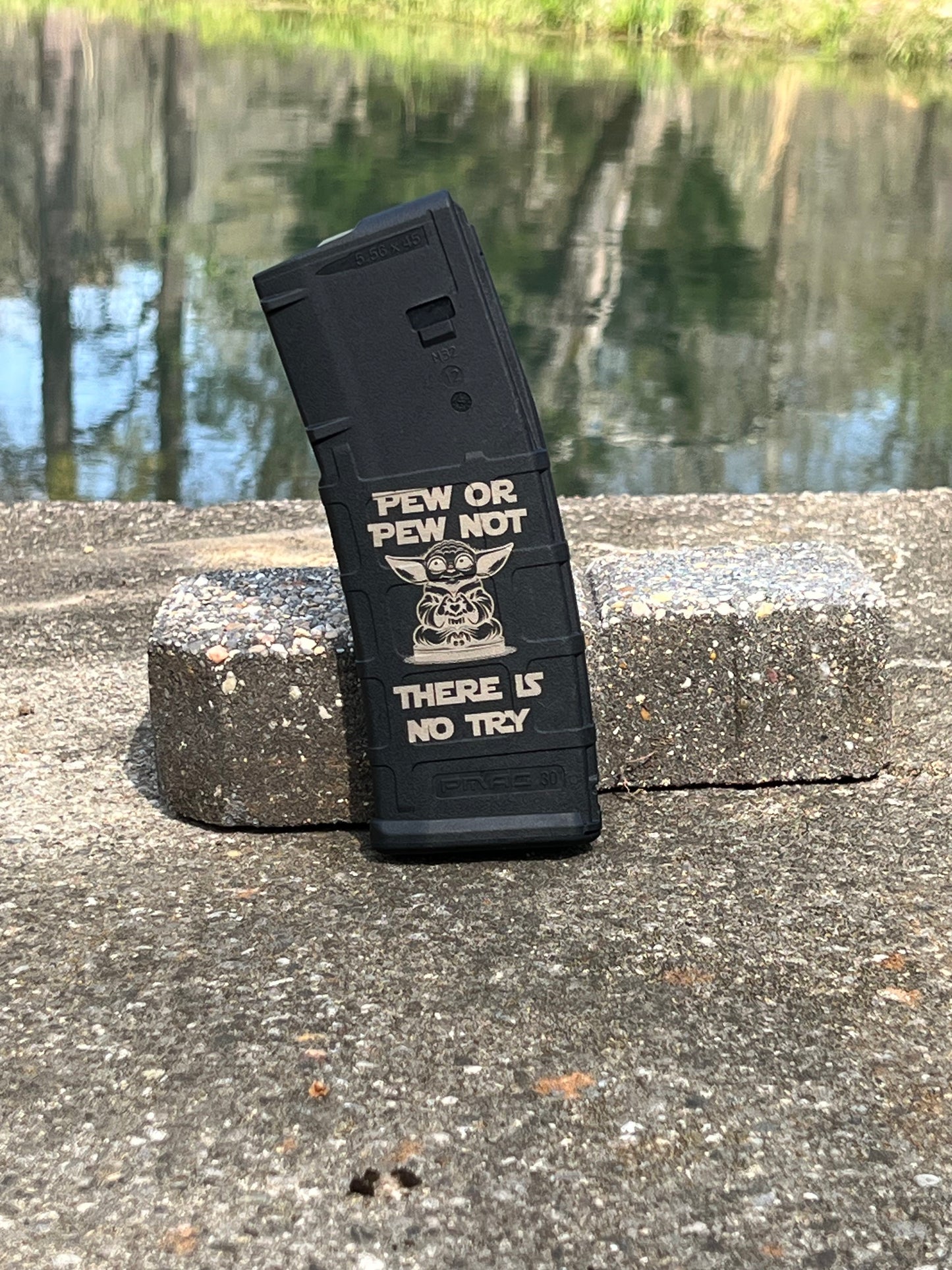 Custom Laser Engraved Magpul PMAG Polymer AR Magazine