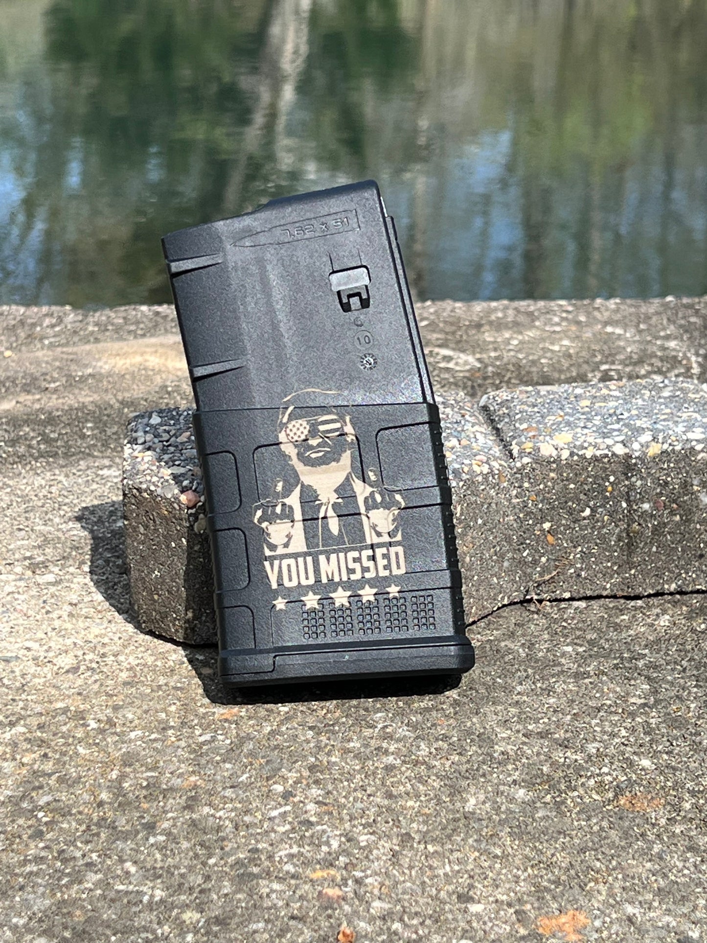 Custom Laser Engraved Magpul PMAG 5.56/.223 Polymer AR Magazine