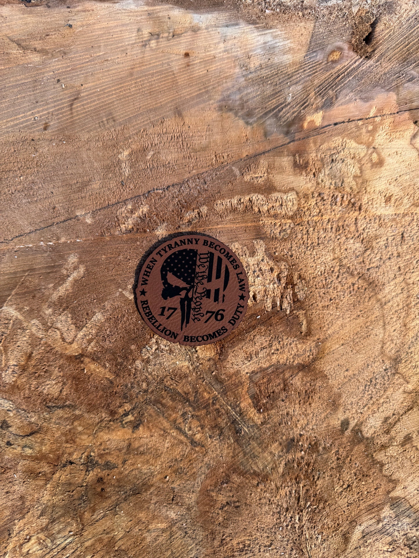 When Tyranny Becomes Law Patch-Richardson 112 Pattern Trucker Hat