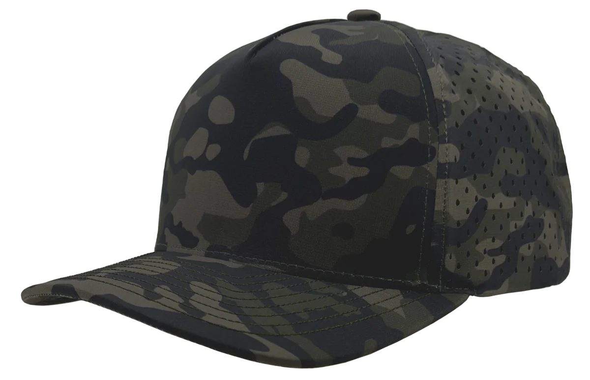 Custom Leather Patch Hat-Zapped Blackhawk (112 Style)