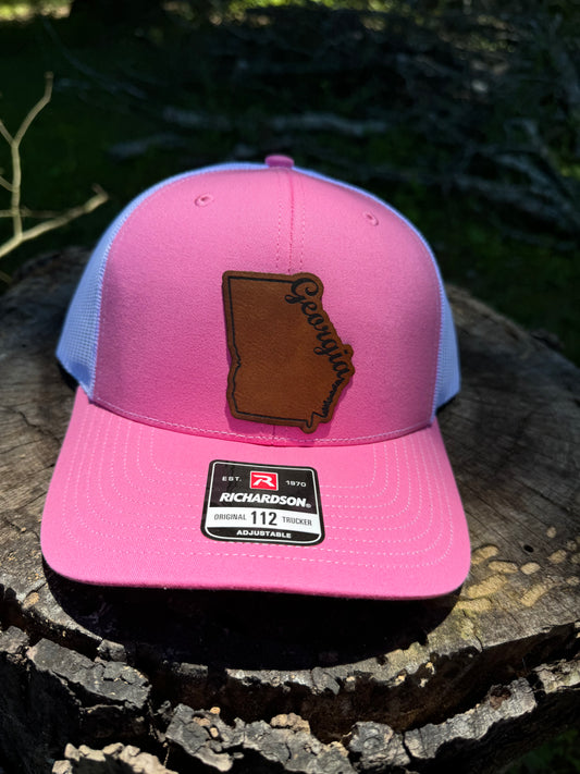 Georgia State Outline-Richardson 112 Trucker Hat