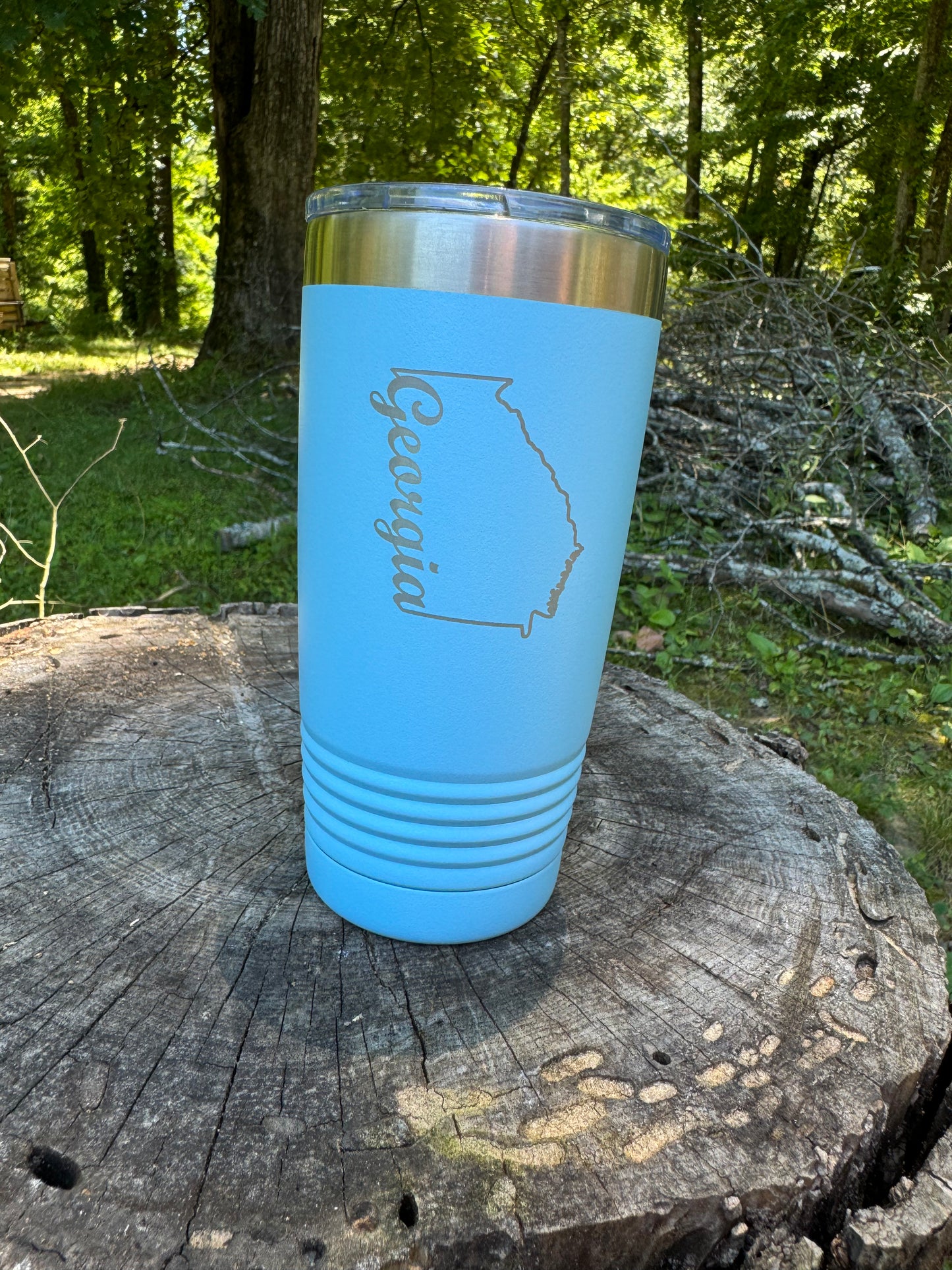 Georgia State Outline 20 oz Tumbler