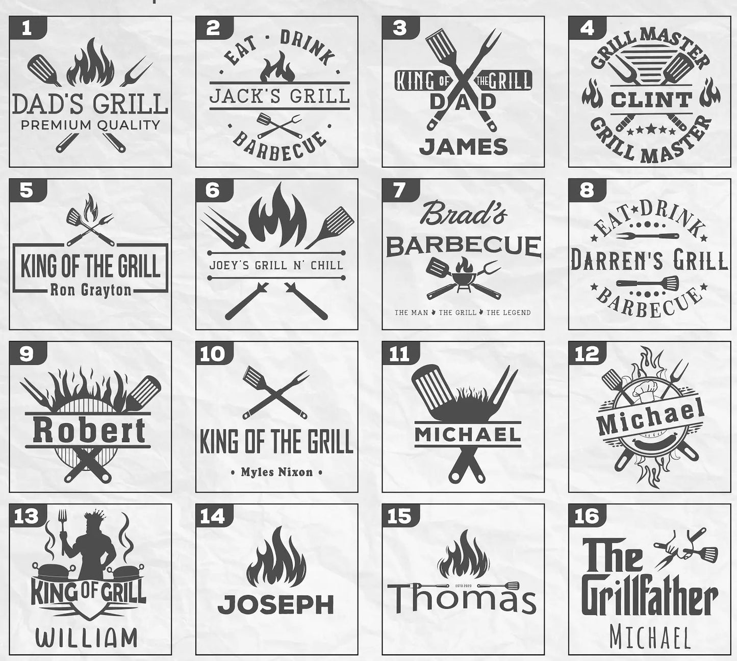 Personalized Cutting Board for Grilling