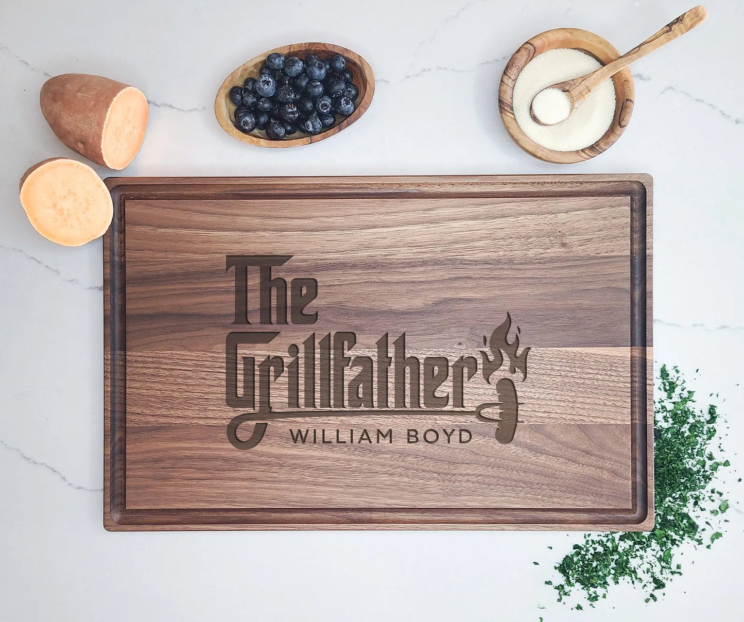 Personalized Cutting Board for Grilling