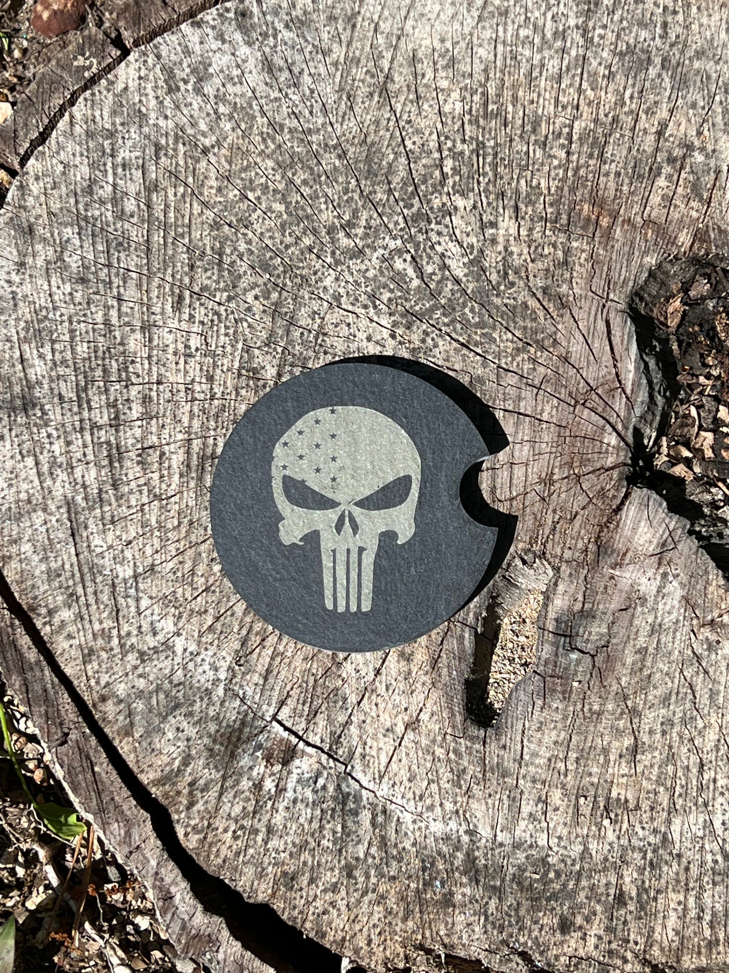 Custom Laser Engraved Slate Car Coaster