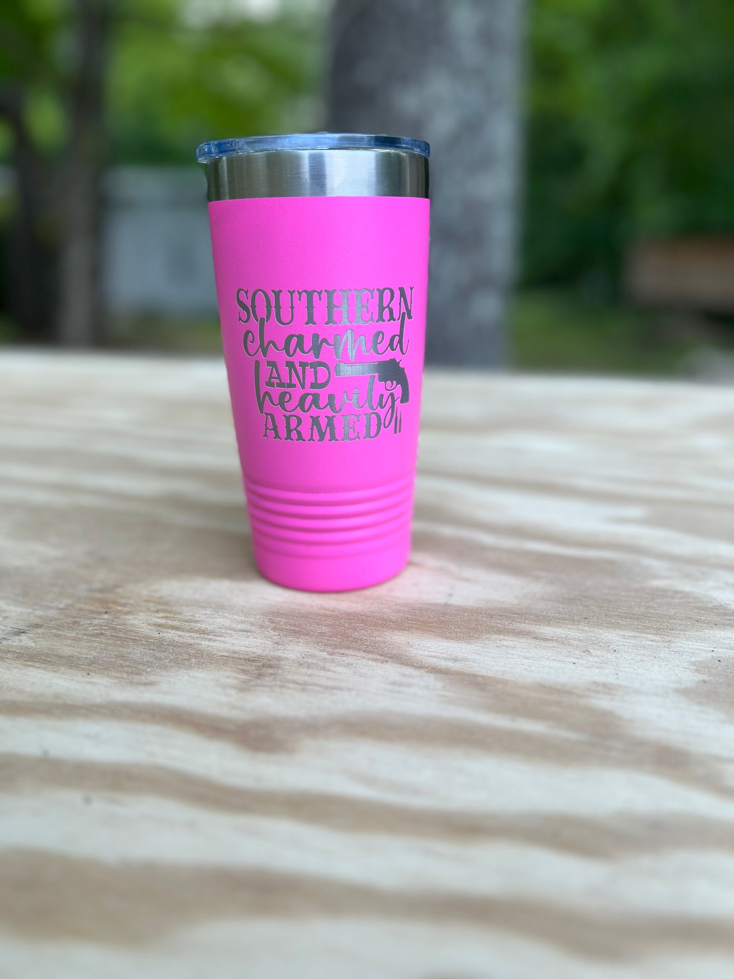 Southern Charmed and Heavily Armed 20 oz Tumbler