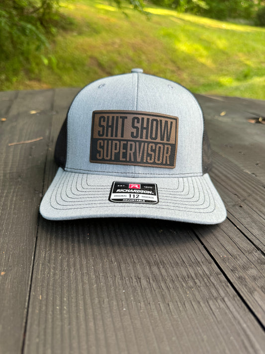 Shit Show Supervisor-Richardson 112 Pattern Trucker Hat