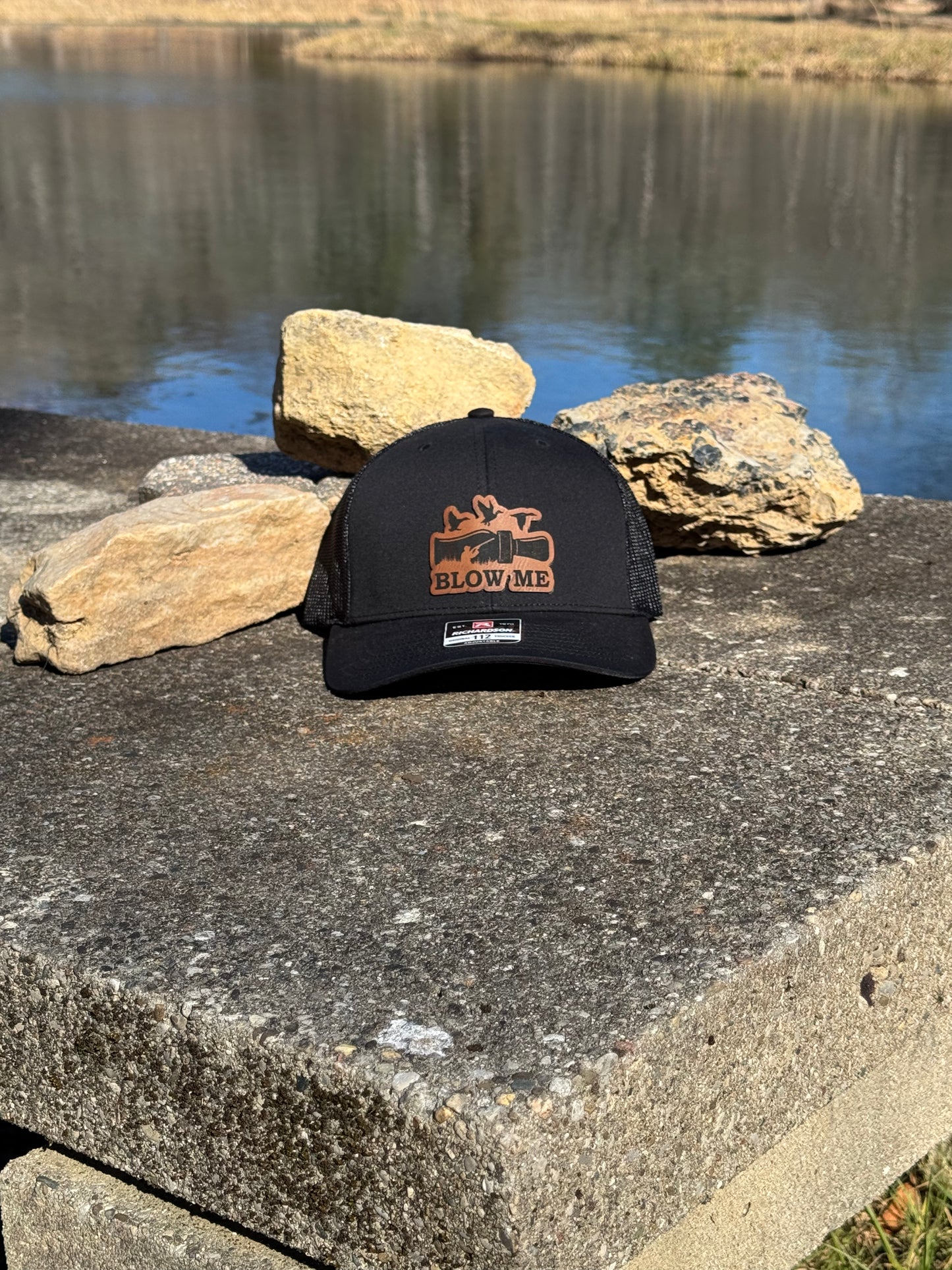 Blow Me-Richardson 112 Pattern Trucker Hat