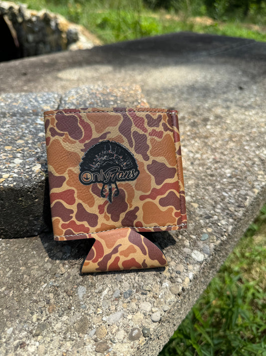 Only Fans-Drake Camo Leather Koozie
