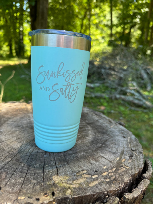 Sunkissed and Salty 20 oz Tumbler