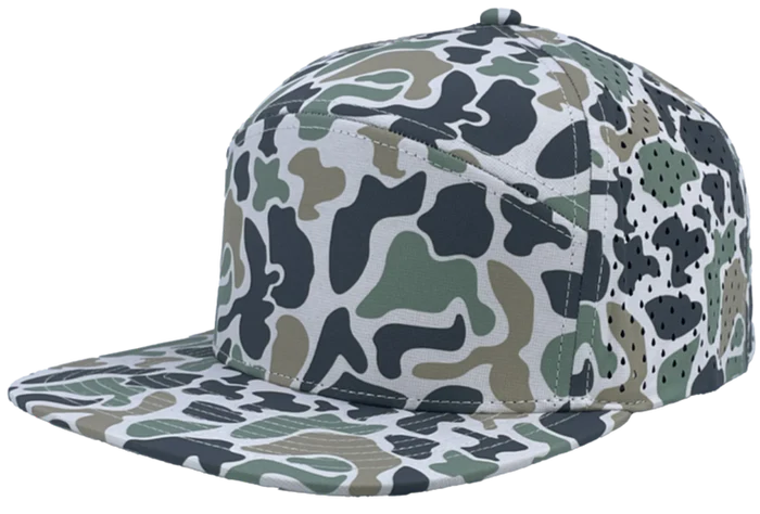 Custom Leather Patch Hat-Zapped Osprey (168 Style)