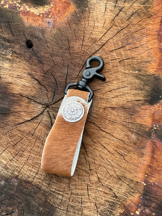 Handmade Cowhide Keychain